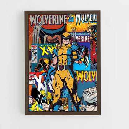 xmen-16 cadre Bois foncé