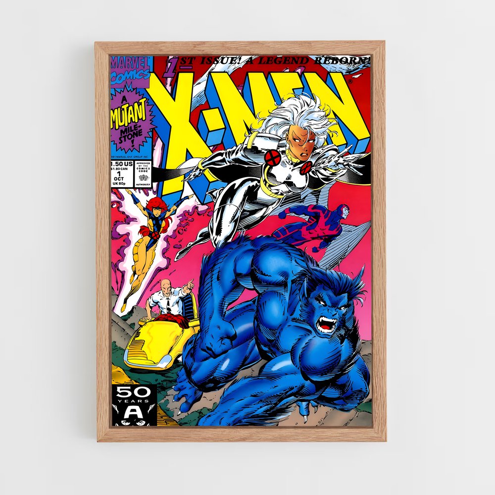 xmen-18 cadre Bois clair