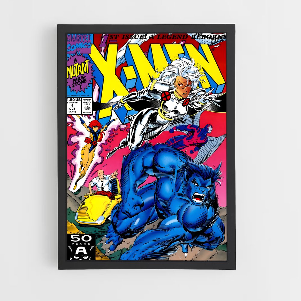 xmen-18 cadre Noir