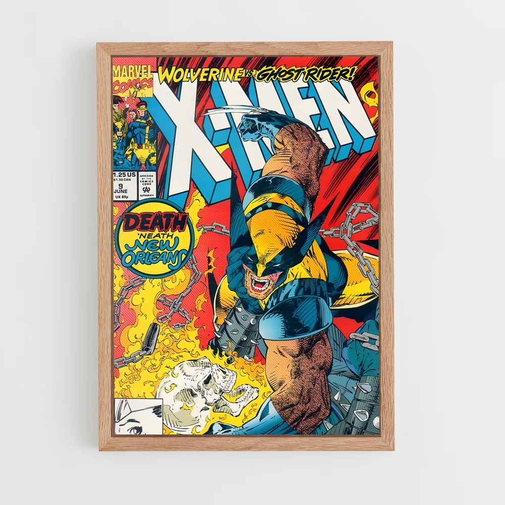xmen-20 cadre Bois clair