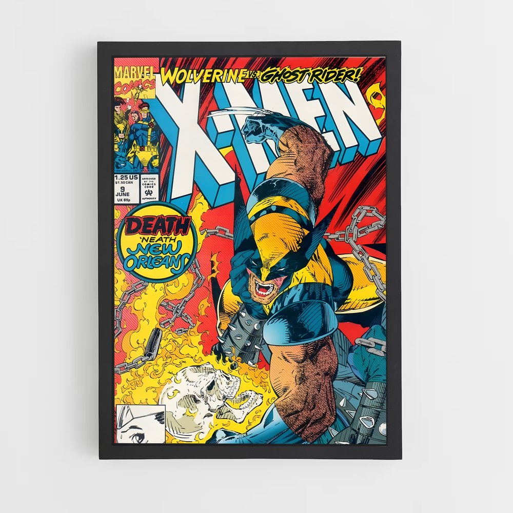 xmen-20 cadre Noir