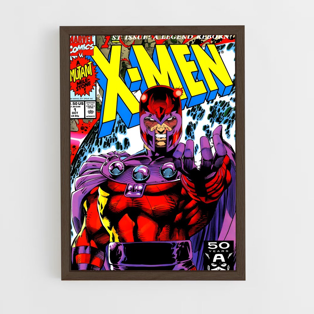 xmen-21 cadre Bois foncé
