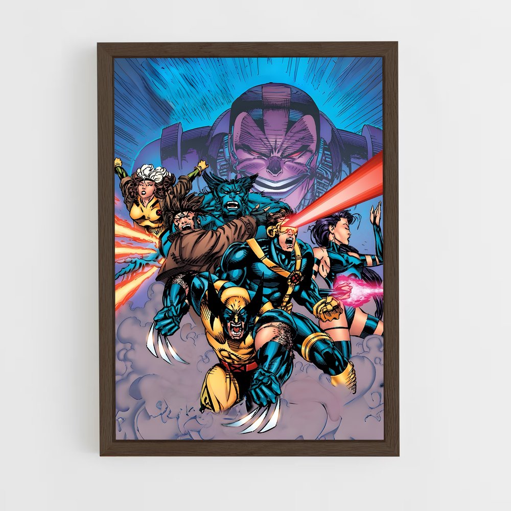 xmen-25 cadre Bois foncé