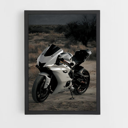 Yamaha White Poster