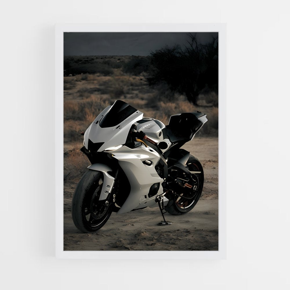 yamaha-2 cadre Blanc
