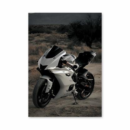 Yamaha White Poster