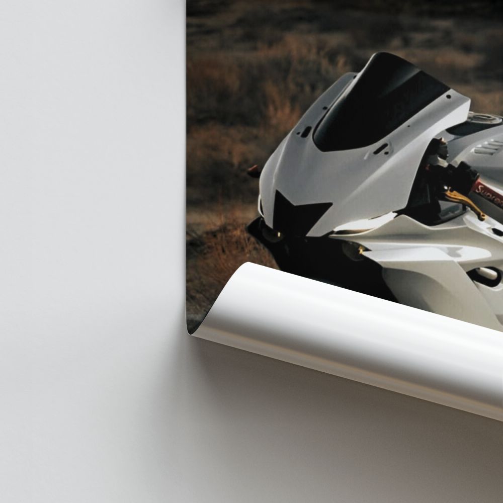 Yamaha White Poster