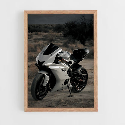 Yamaha White Poster