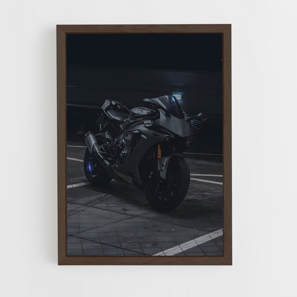 yamaha-3 cadre Bois foncé