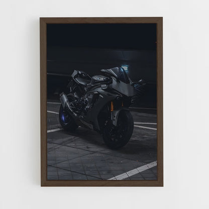 yamaha-3 cadre Bois foncé