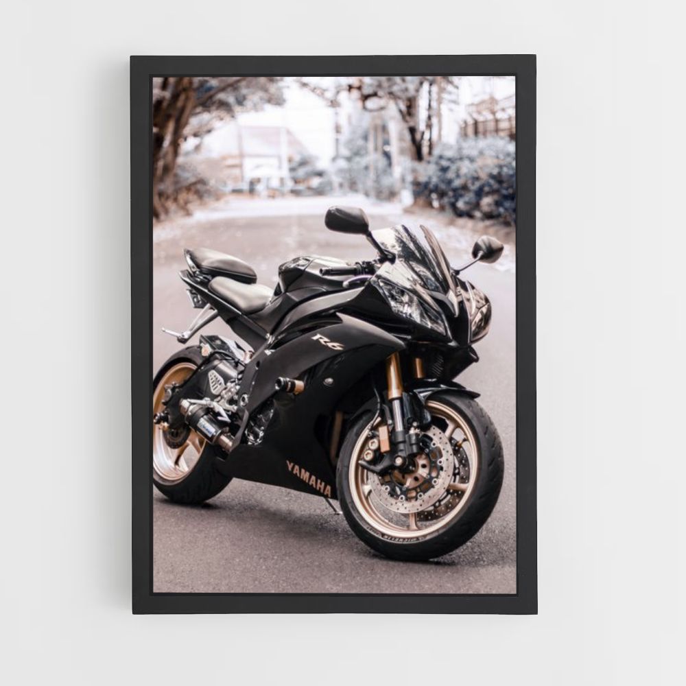 Black Yamaha Poster