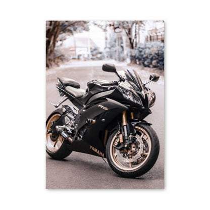 Black Yamaha Poster