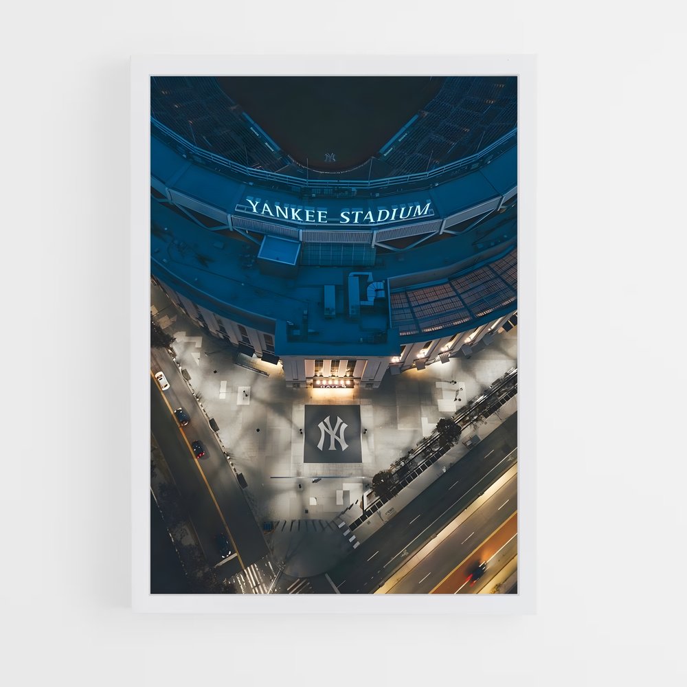 yankees-10 cadre Blanc