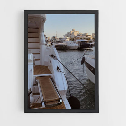 Luxury Yacht Poster