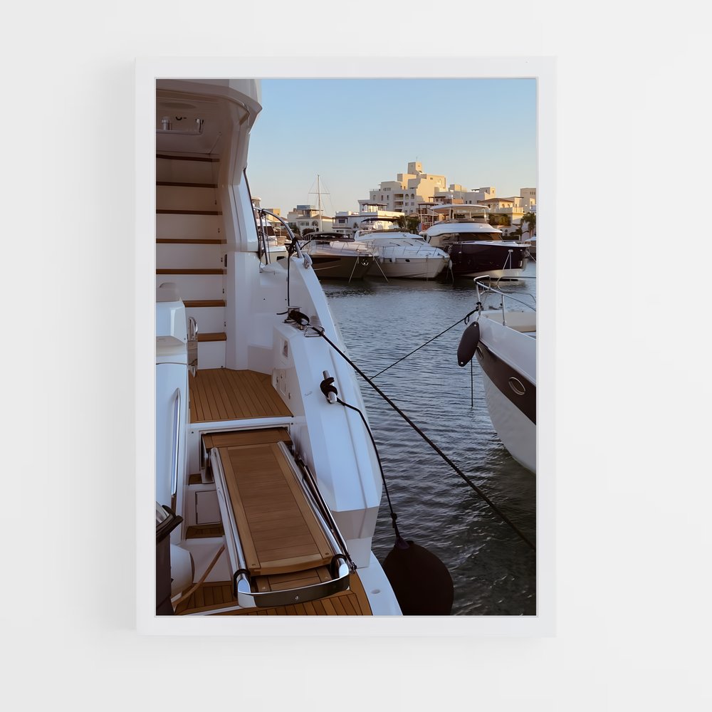 yatch-1 cadre Blanc