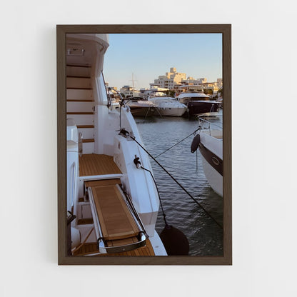 yatch-1 cadre Bois foncé