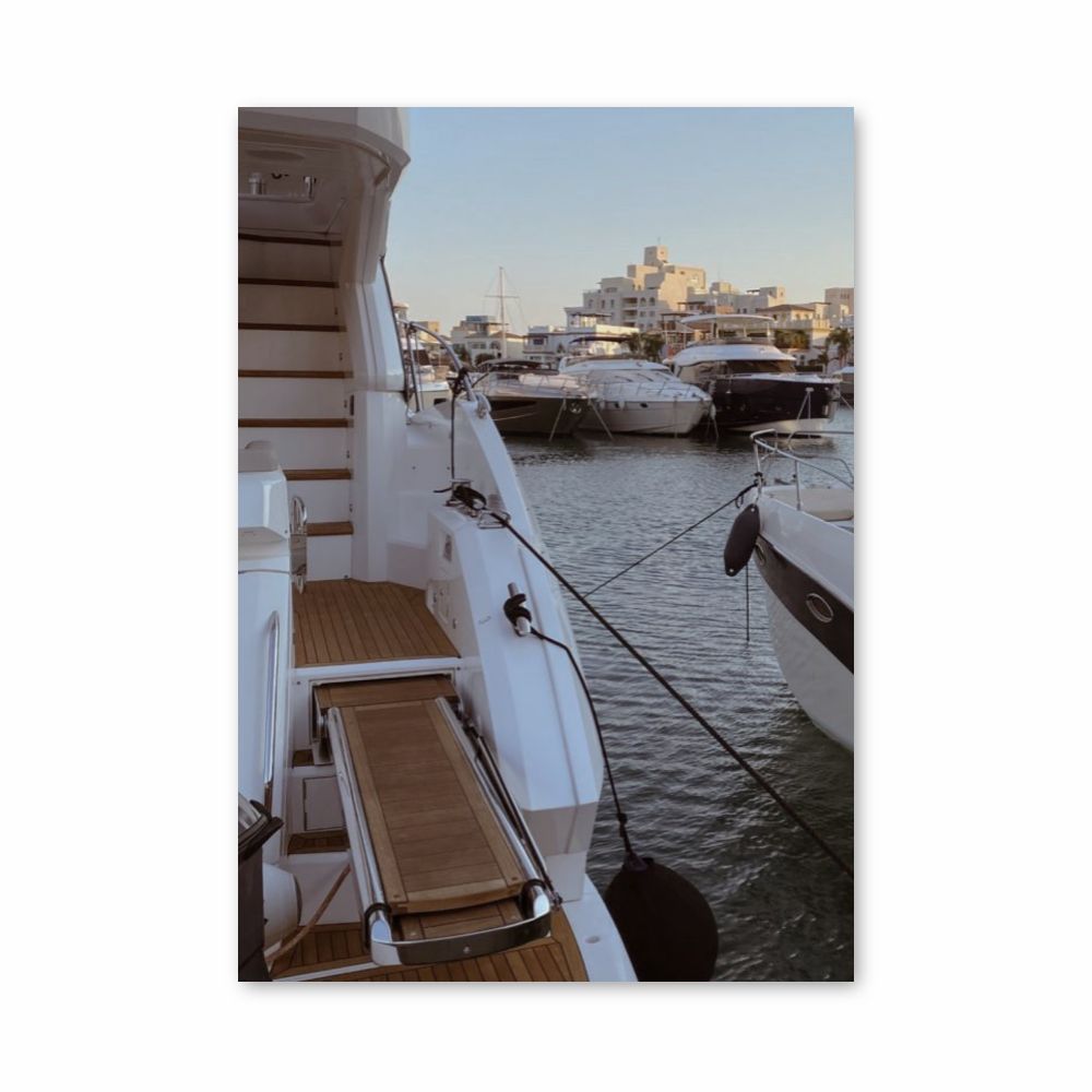 Luxury Yacht Poster