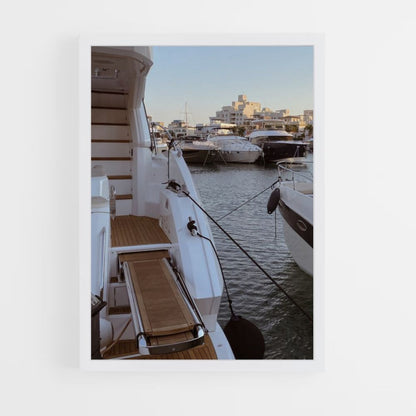 Luxury Yacht Poster