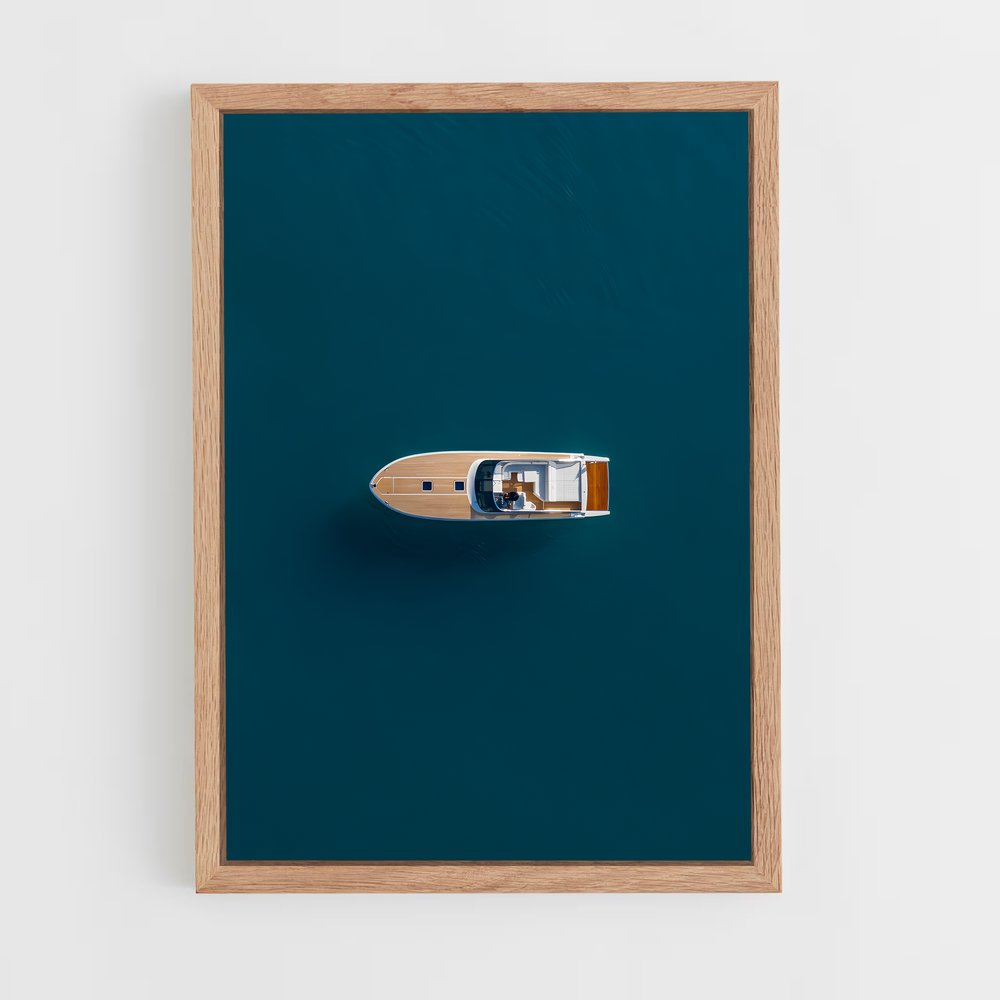 yatch-4 cadre Bois clair