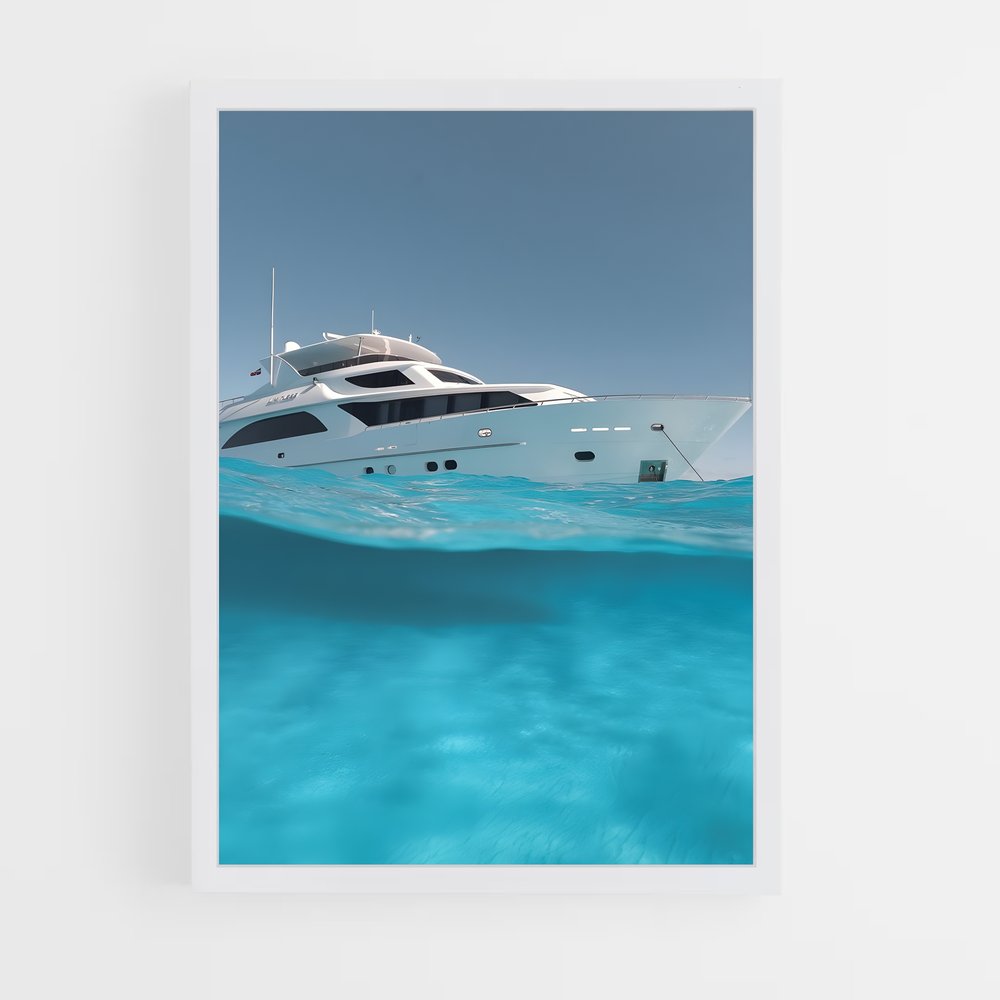 yatch-5 cadre Blanc