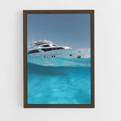 yatch-5 cadre Bois foncé