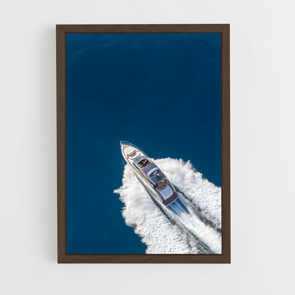 yatch-6 cadre Bois foncé