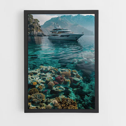 Coral Yacht Poster