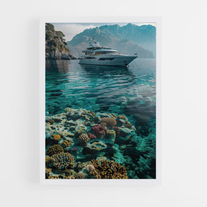 Coral Yacht Poster