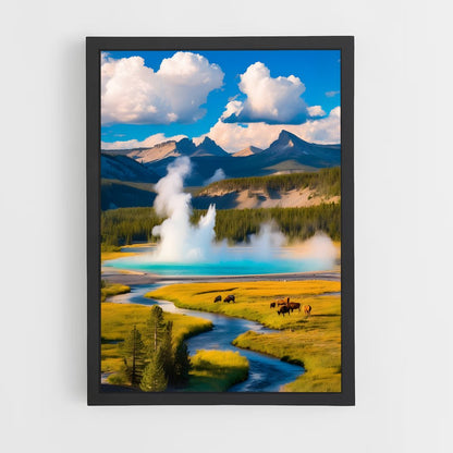yellowstone-16 cadre Noir