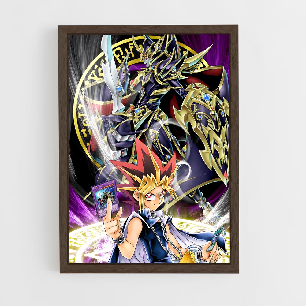 yu-gi-oh-13 cadre Bois foncé