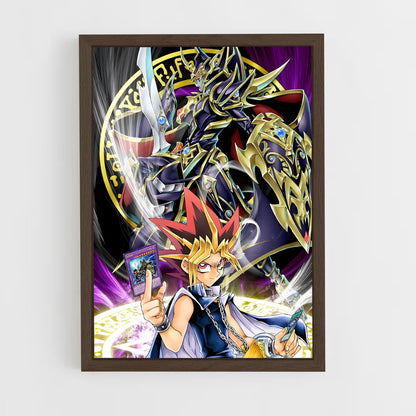 yu-gi-oh-13 cadre Bois foncé