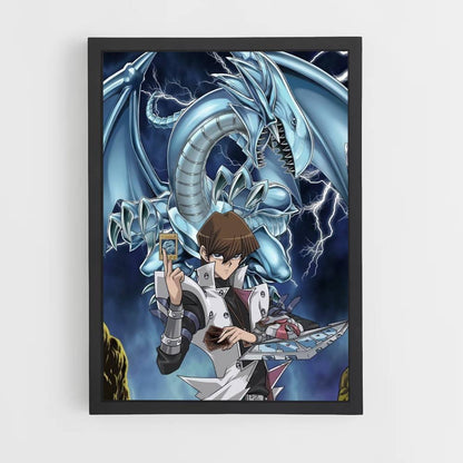 Blue Eyes White Dragon Poster