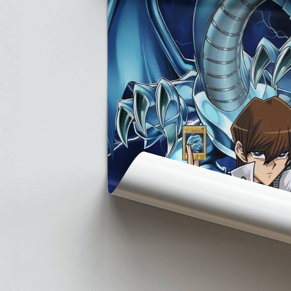 Blue Eyes White Dragon Poster