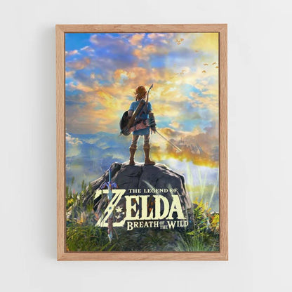 Poster Zelda Sky Yellow Blue