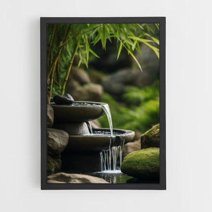 Zen Fountain Poster