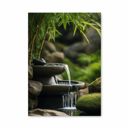 Zen Fountain Poster