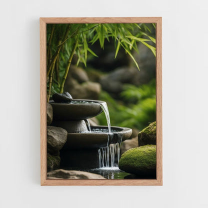 Zen Fountain Poster