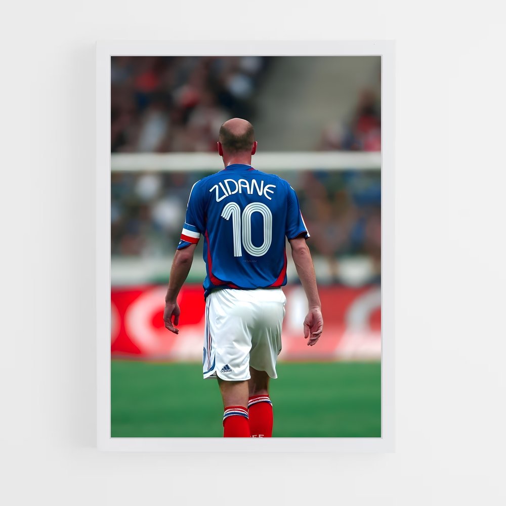 zidane-1 cadre Blanc