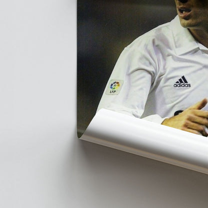 Zidane White Poster