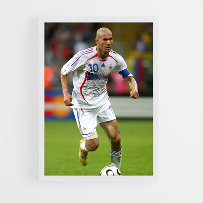 zidane-4 cadre Blanc