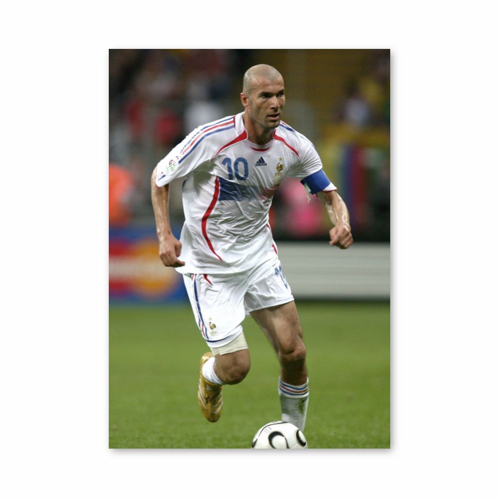 Poster Zinedine Zidane France