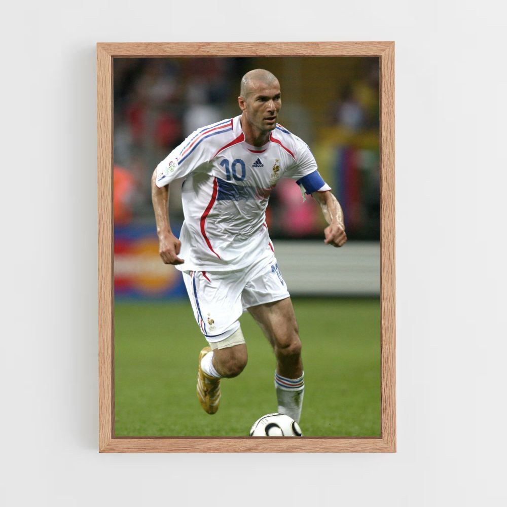 Poster Zinedine Zidane France