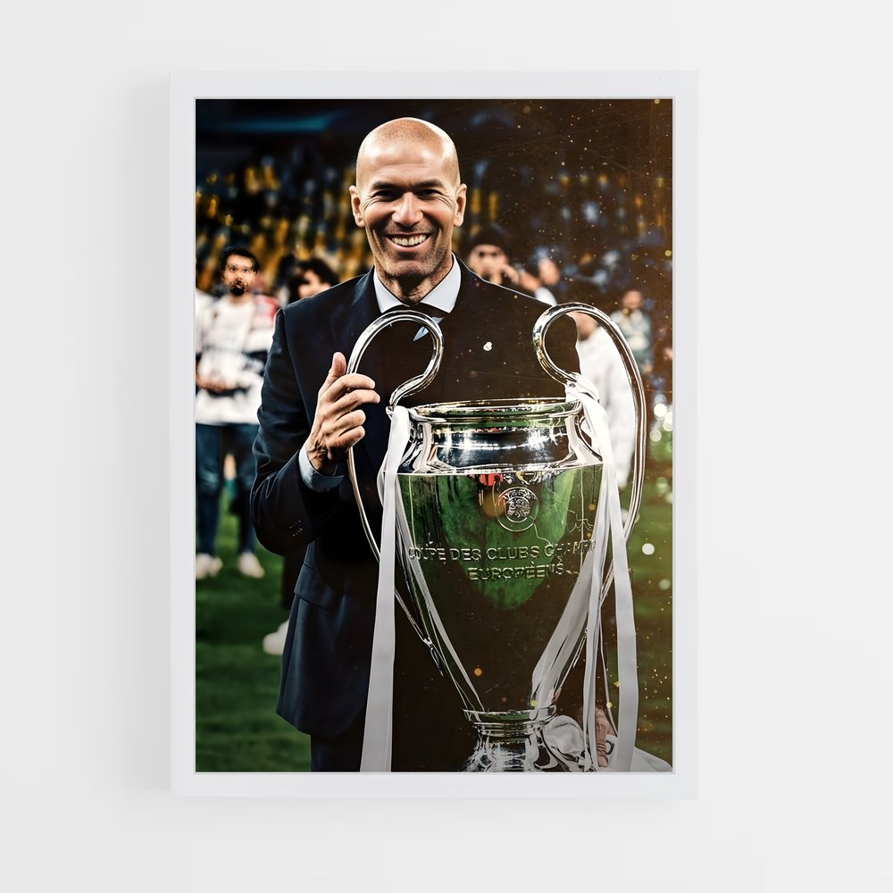 zidane-6 cadre Blanc