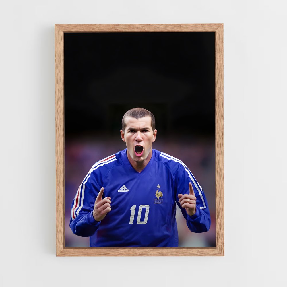 zidane-8 cadre Bois clair