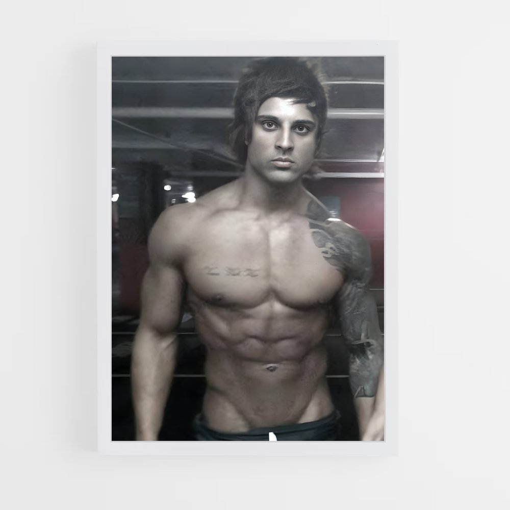 zyzz-1 cadre Blanc