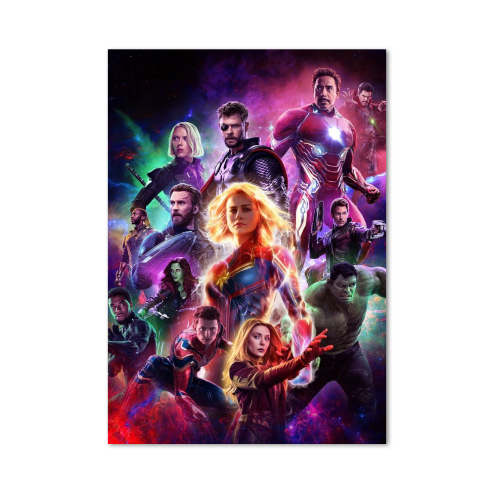 Poster Avengers Équipe