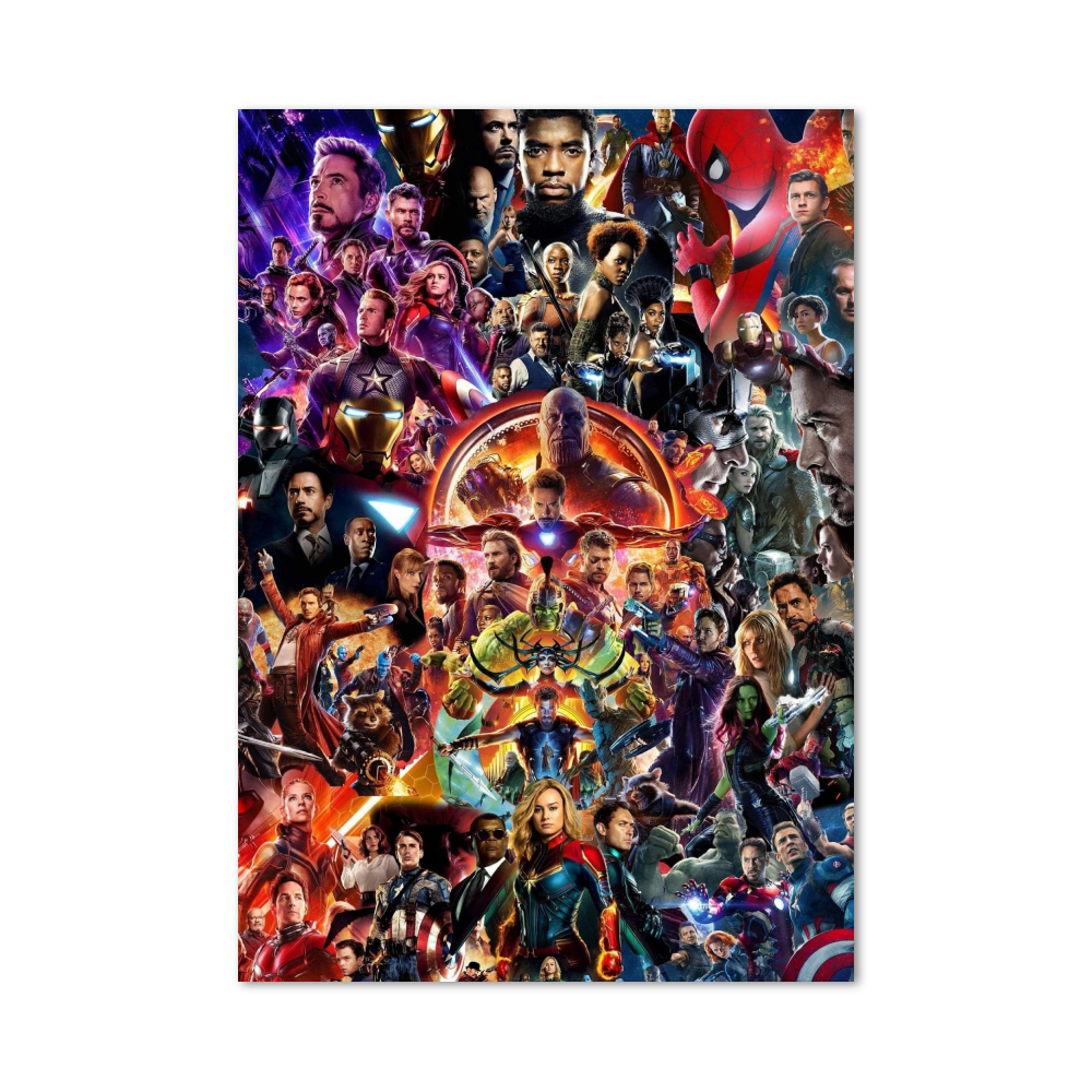 Poster Avengers Personnages