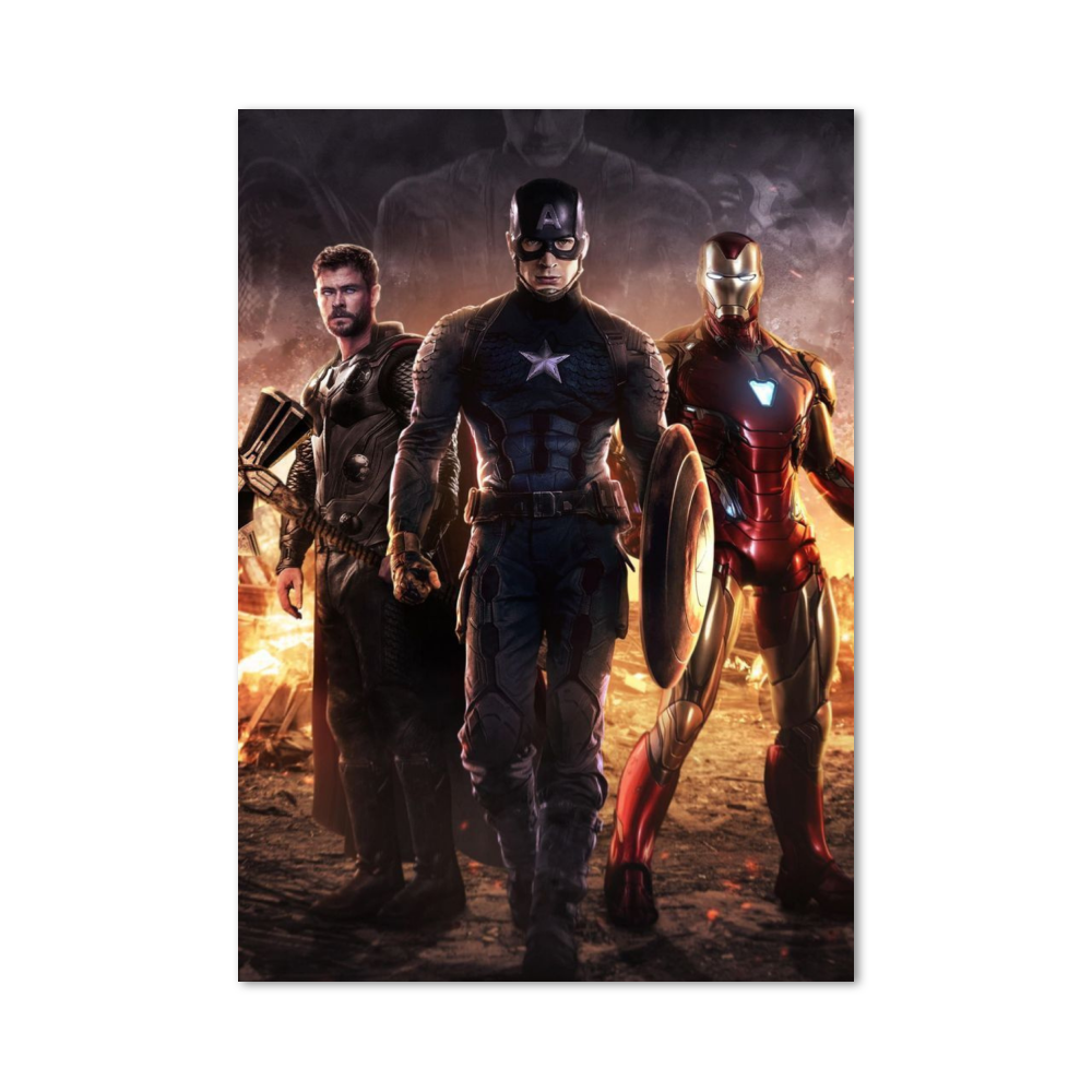 Poster Thor Captain America Iron man