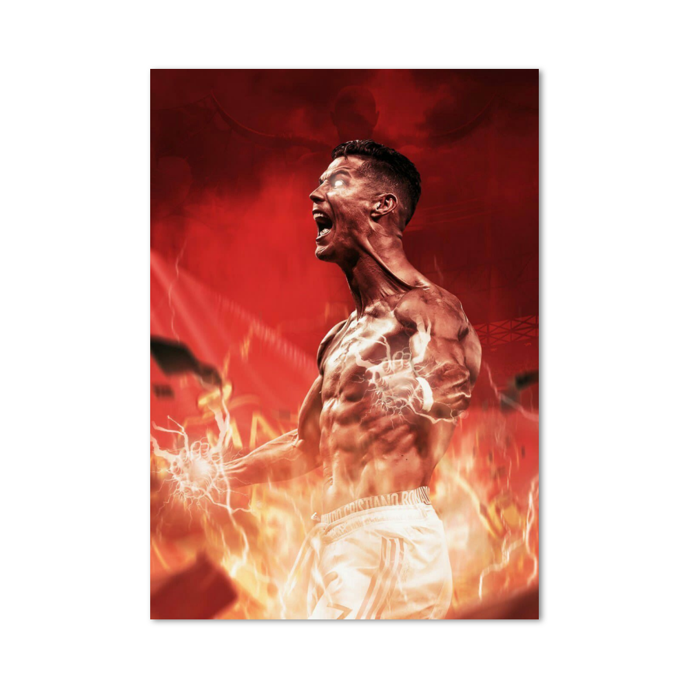 Poster Ronaldo Célébration