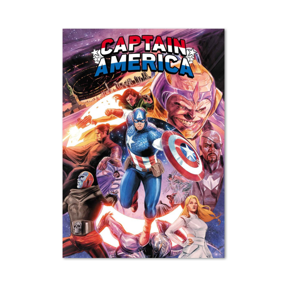 Affiche Captain America Comics